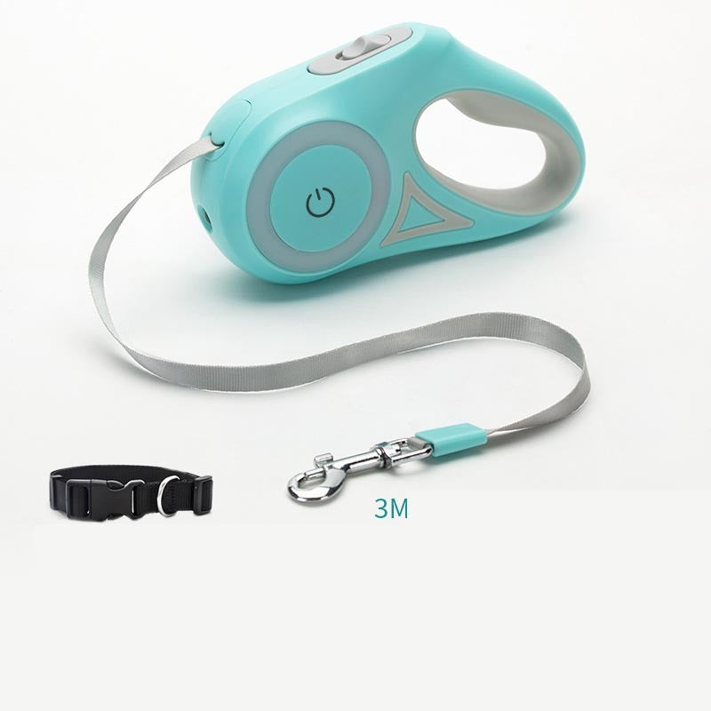 Laisse Intelligente à LED Passion Canine™ – Éclairez vos Promenades Nocturnes