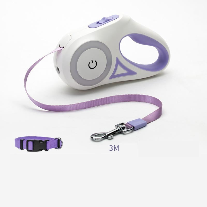 Laisse Intelligente à LED Passion Canine™ – Éclairez vos Promenades Nocturnes