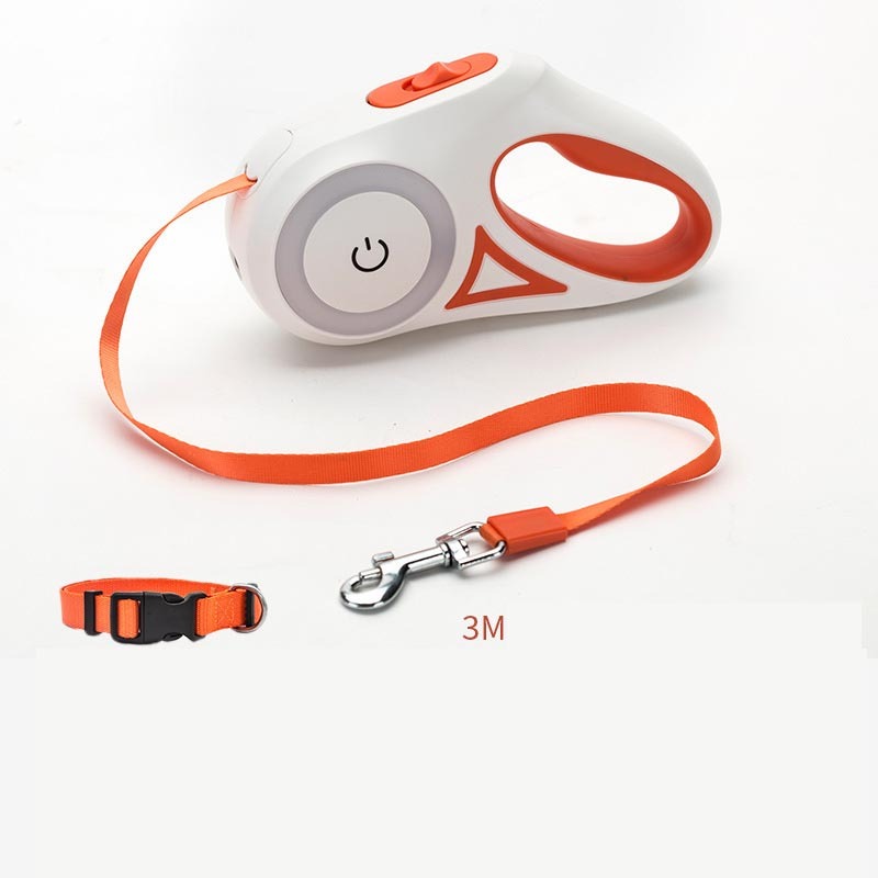 Laisse Intelligente à LED Passion Canine™ – Éclairez vos Promenades Nocturnes