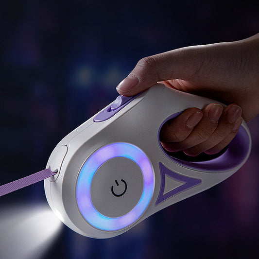 Laisse Intelligente à LED Passion Canine™ – Éclairez vos Promenades Nocturnes