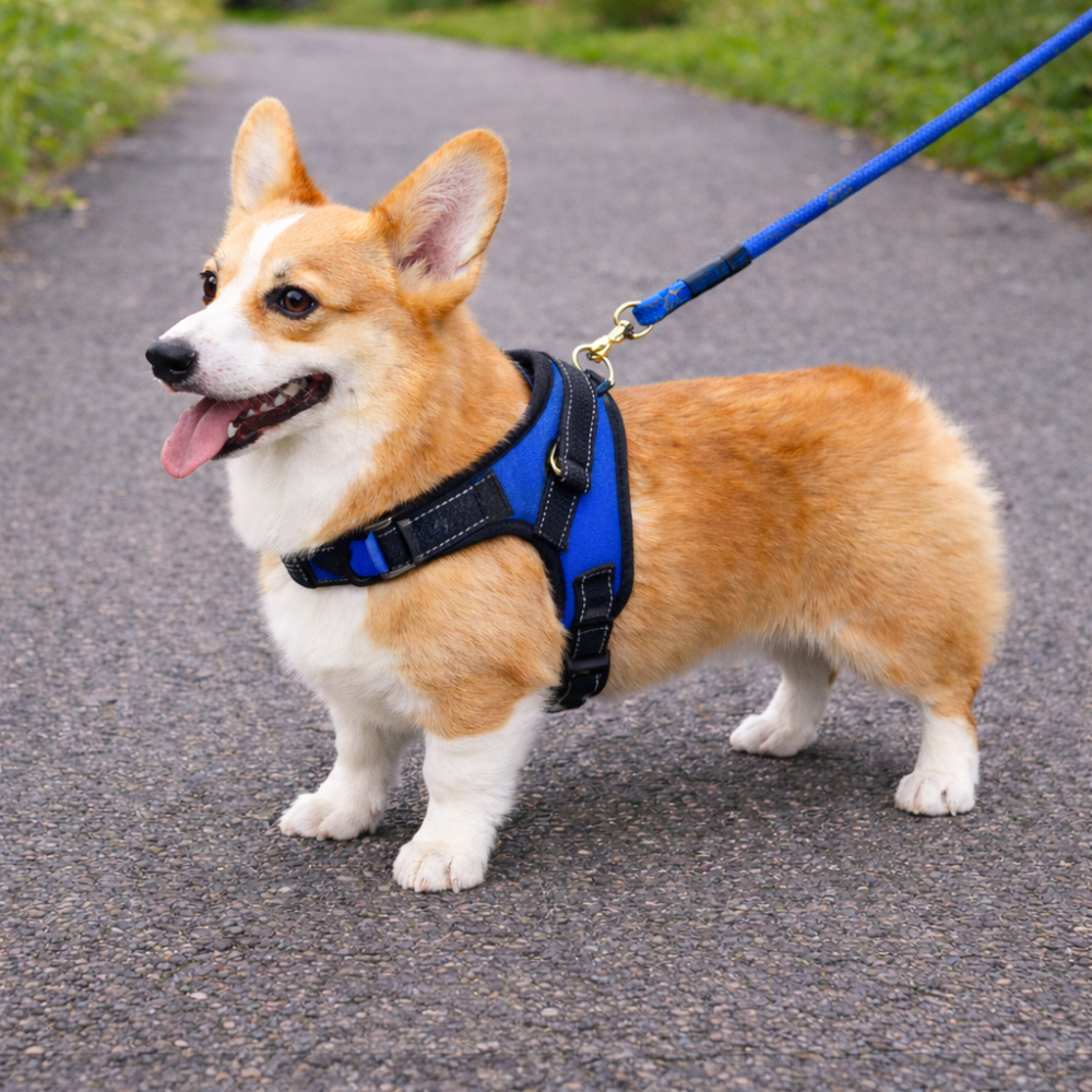 Harnais respirant chien de couleur camouflage 