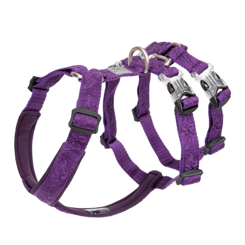  Harnais anti évasion chien violet