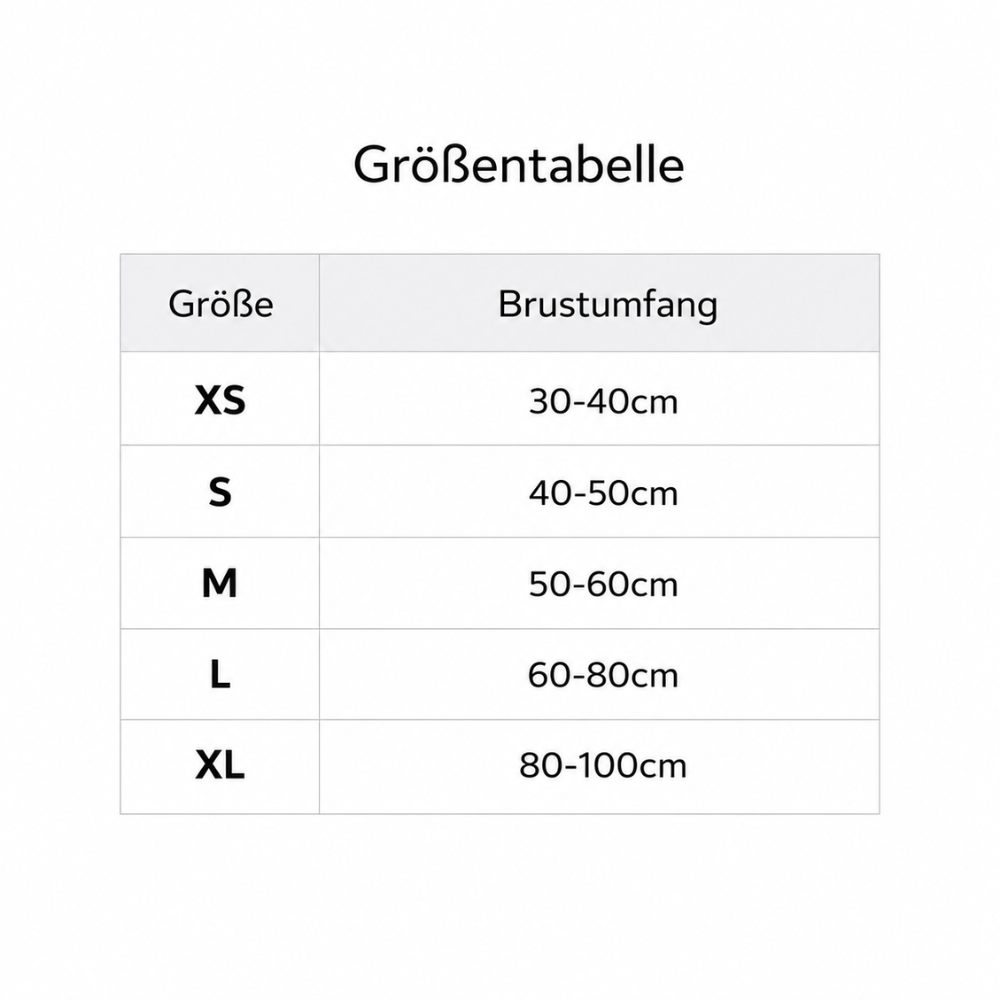 Harnais randonnée chien guide des tailles allemand