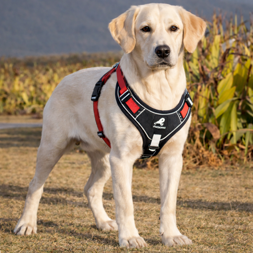 Harnais étanche chien réfléchissant