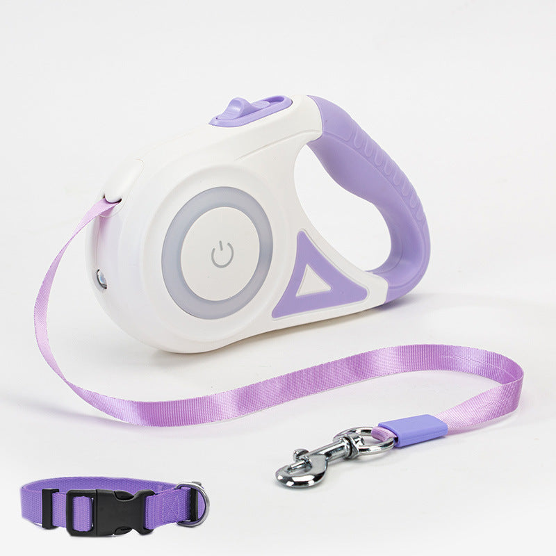 Laisse Intelligente à LED Passion Canine™ – Éclairez vos Promenades Nocturnes